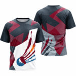 Graphite Maroon Splash Tennis Kit